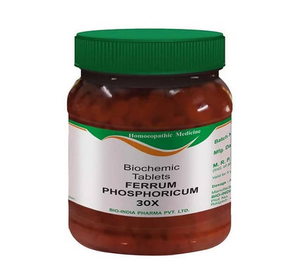 Bio India Homeopathy Ferrum Phosphoricum Biochemic Tablets