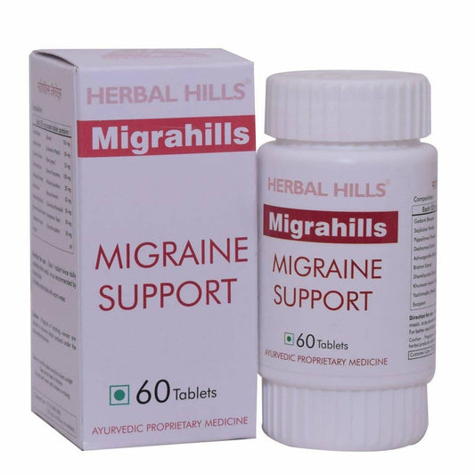 Herbal Hills Migrahills Migraine Support Tablets