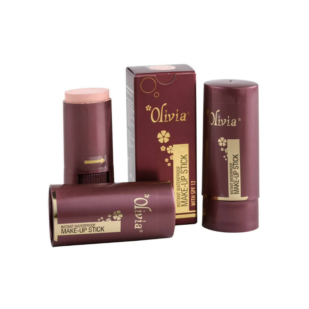 Olivia Makeup Stick with SPF 12 - Peach Rose - BUDNE