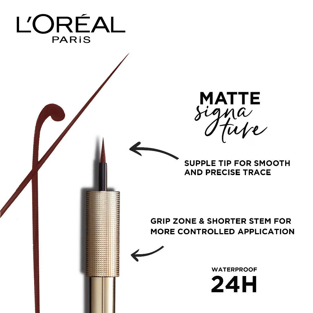 L'Oreal Paris Matte Signature Eyeliner - Brown