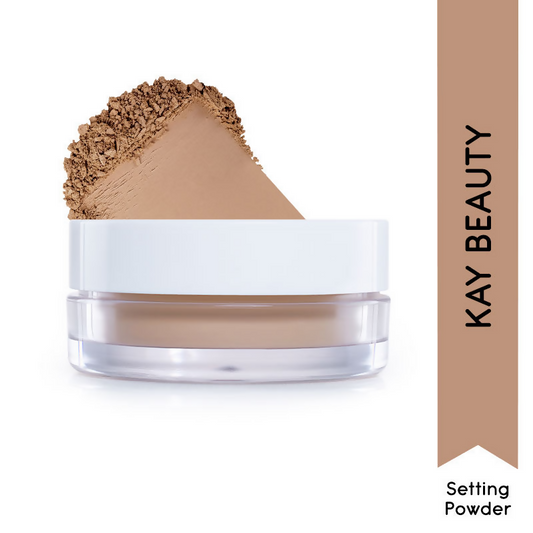 Kay Beauty Matte HD Setting Loose Powder - Toffee