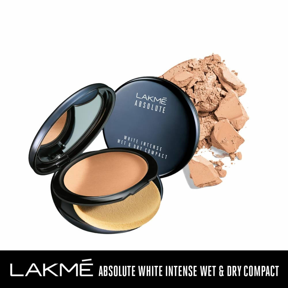 Lakme Absolute White Intense Wet & Dry Compact - Golden Medium/Golden Sand