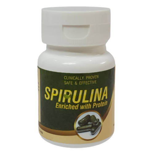 Deep Ayurveda Spirulina 500mg Veg Capsules -  usa australia canada 