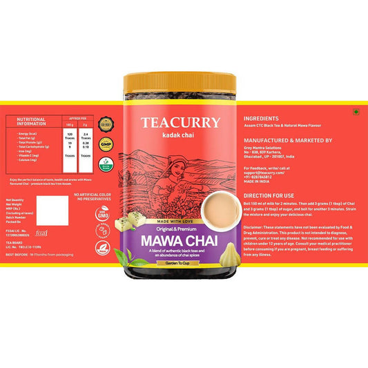 Teacurry Mawa Chai Powder