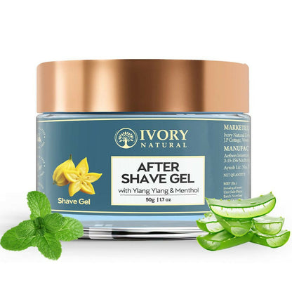 Ivory Natural After Shave Gel For Gentle Post-Shave, Reduced Facial Worries