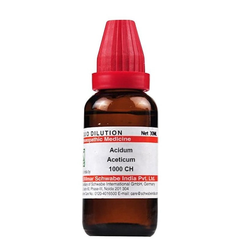 Dr. Willmar Schwabe India Acidum Aceticum Dilution 1000 CH