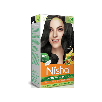 Nisha Creme Hair Color Dark Brown