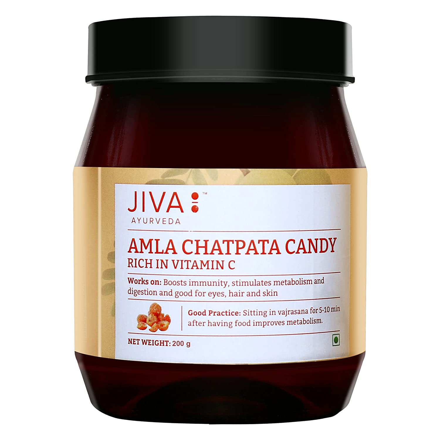 Jiva Ayurveda Chatpata Amla Candy -  usa australia canada 