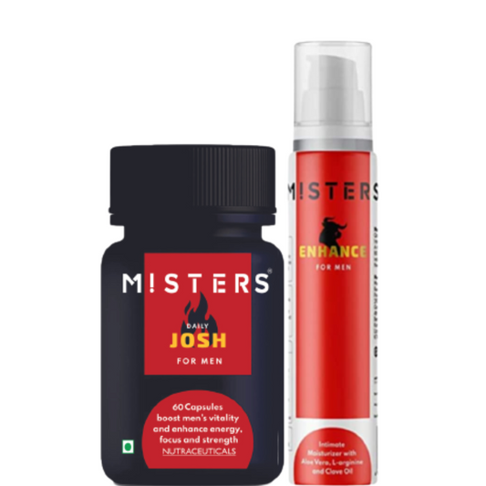 Misters Daily Josh & Enhance Intimate Moisturizer Cream Combo