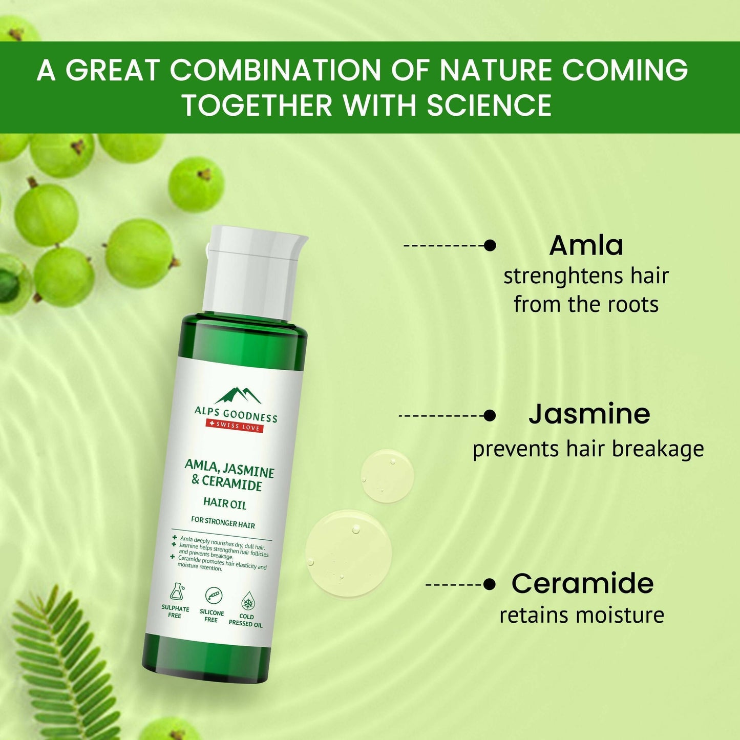 Alps Goodness Amla, Jasmine & Ceramide Hair Oil