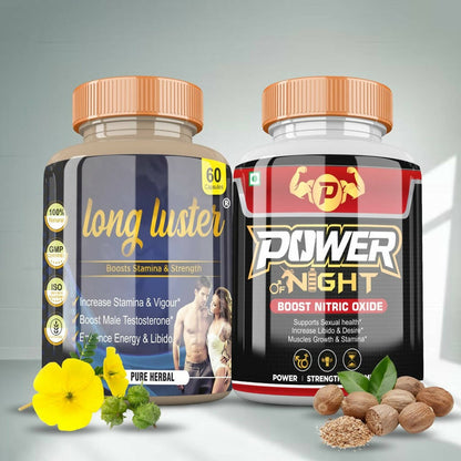 Divya Shree Long Luster and Power of Night Capsule Combo