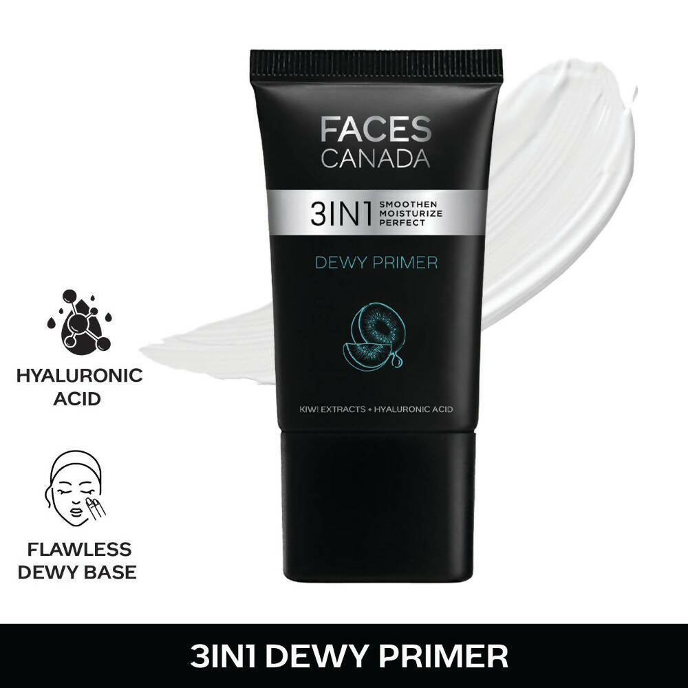 Faces Canada 3in1 Dewy Primer - Instant Smooth & Dewy Perfection