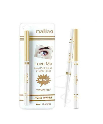 Maliao 24Hrs Stay Love Me Waterproof Smudgeproof White Kajal - BUDNE