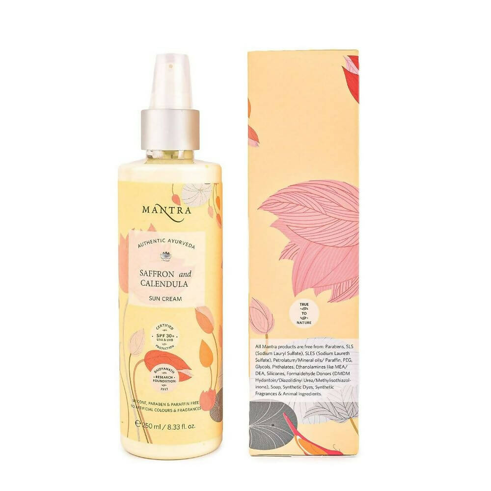 Mantra Herbal Saffron and Calendula Sun Cream