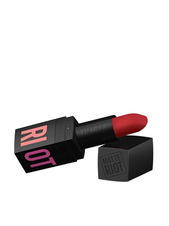 Chambor Red Matte Riot Tuscany Red Lipstick 202