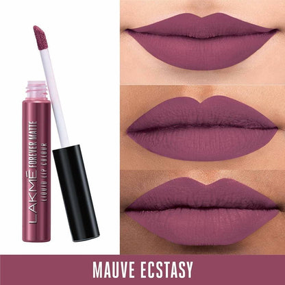 Lakme Forever Matte Liquid Lip Colour - Mauve Ecstasy