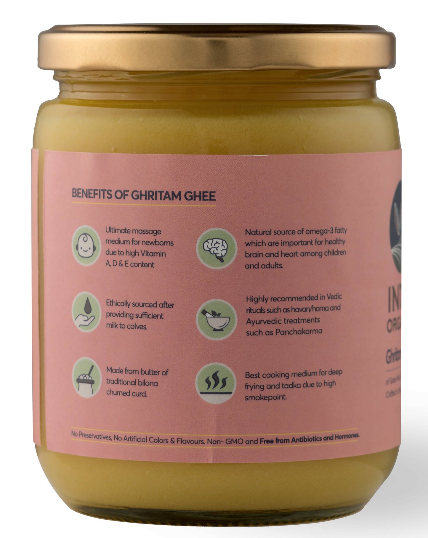 Indic Organics Gir Cow's A2 Ghee