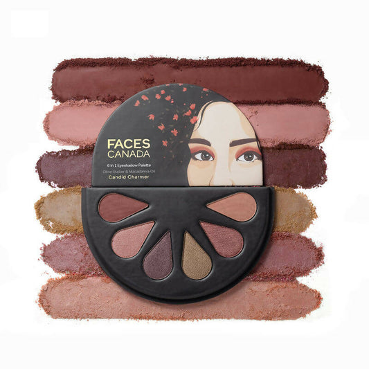 Faces Canada 6 In 1 Eyeshadow Palette - Candid Charmer - BUDNE