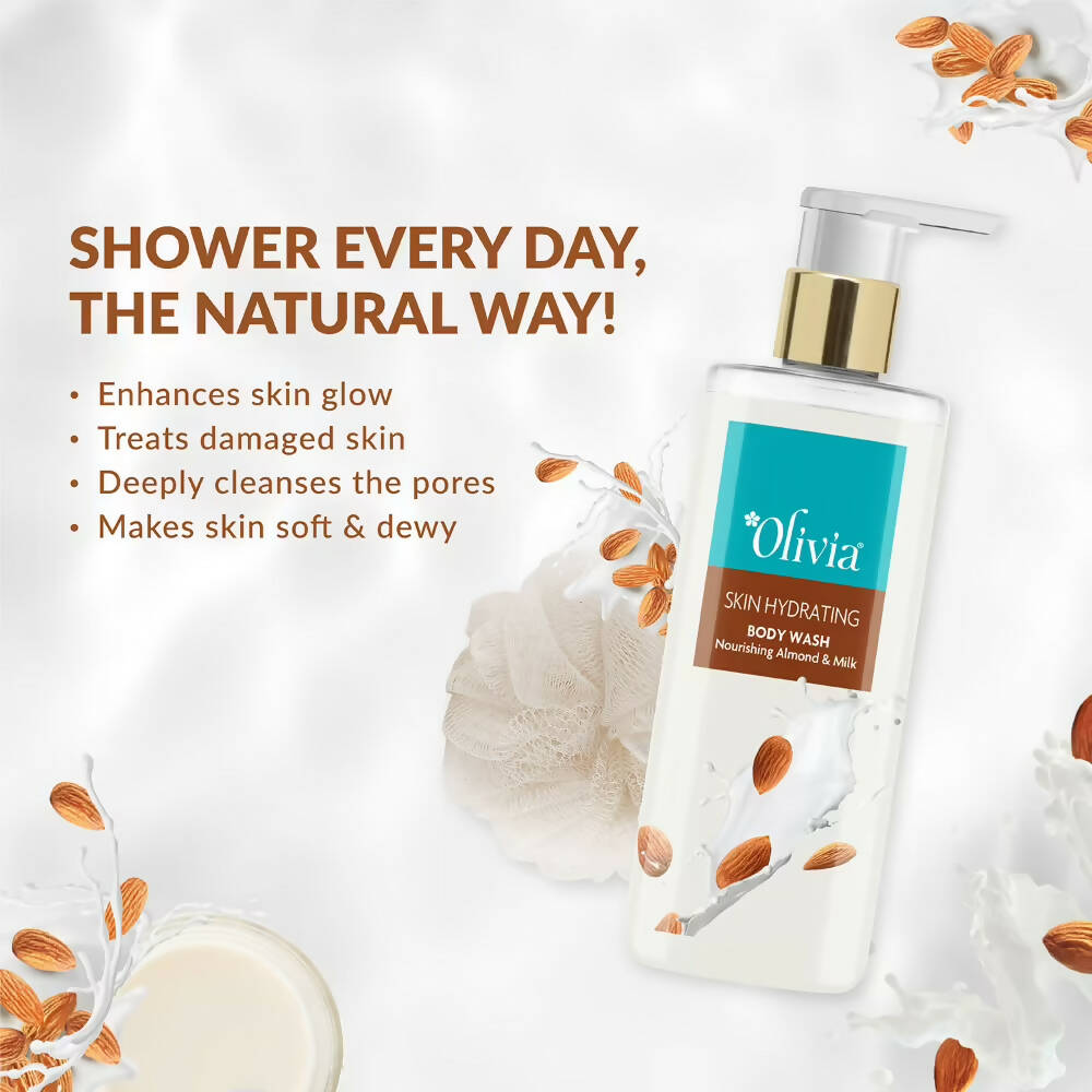 Olivia Skin Hydrating Body Wash Nourishing Almond & Milk