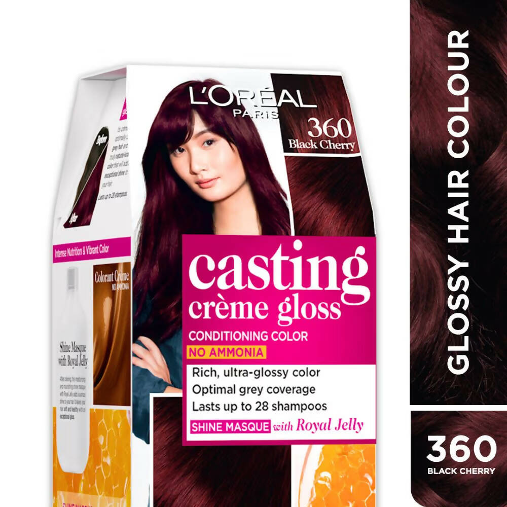 L'Oreal Paris Casting Creme Gloss Conditioning Hair Color - 360 Black Cherry