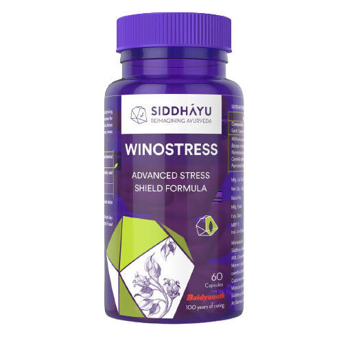 Siddhayu Ayurveda Winostress Advanced Stress Shield Formula Capsules