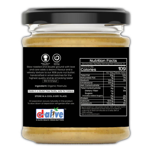 D-Alive Peanut Butter (Unsweetened)