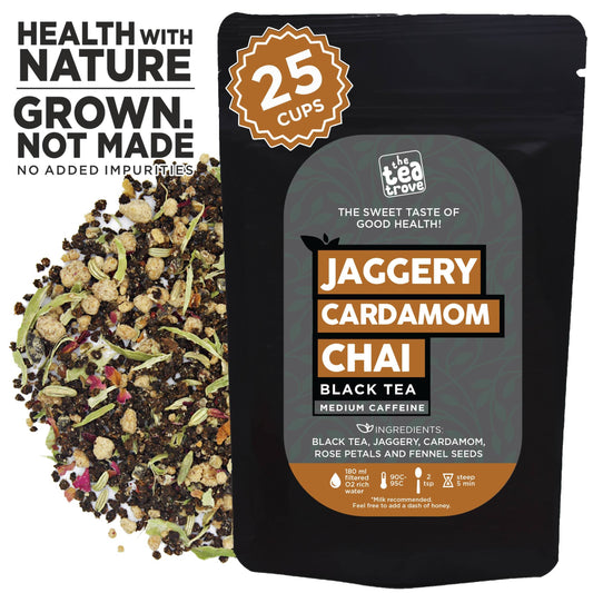 The Tea Trove - Jaggery Cardamom Chai Black Tea