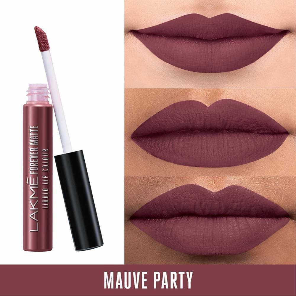 Lakme Forever Matte Liquid Lip Colour - Mauve Party