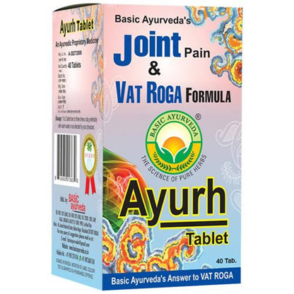 Basic Ayurveda Joint Pain & Vat Roga Formula Ayurh Tablets