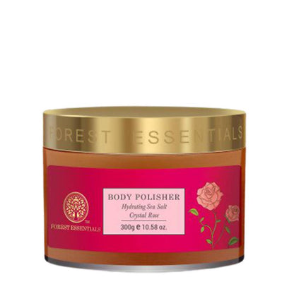 Forest Essentials Body Polisher Hydrating Sea Salt Crystal Rose