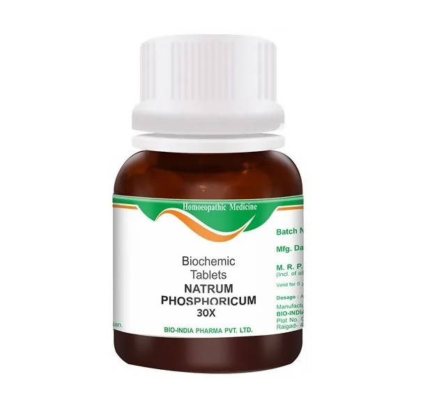 Bio India Homeopathy Natrum Phosphoricum Biochemic Tablets