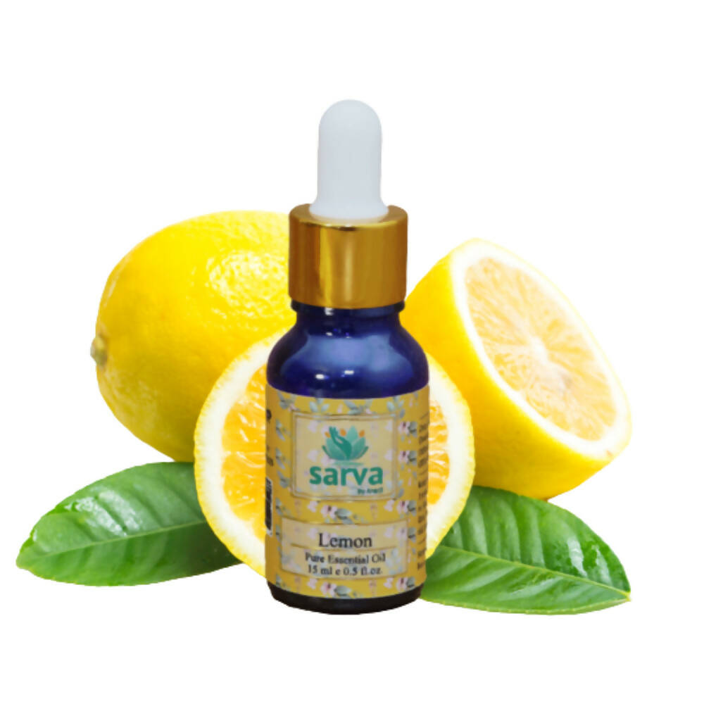 Sarva by Anadi Lemon Pure Essential Oil - usa canada australia