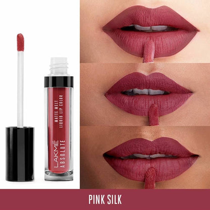 Lakme Absolute Matte Melt Liquid Lip Color - Pink Silk