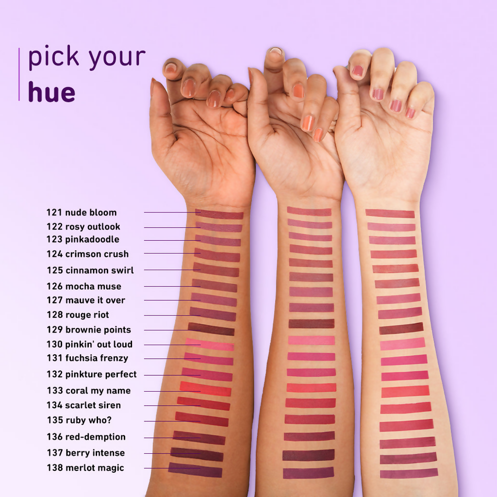 Plum Butter Cr??me Matte Lipstick RedDemption - 136 (Pinkish Maroon)