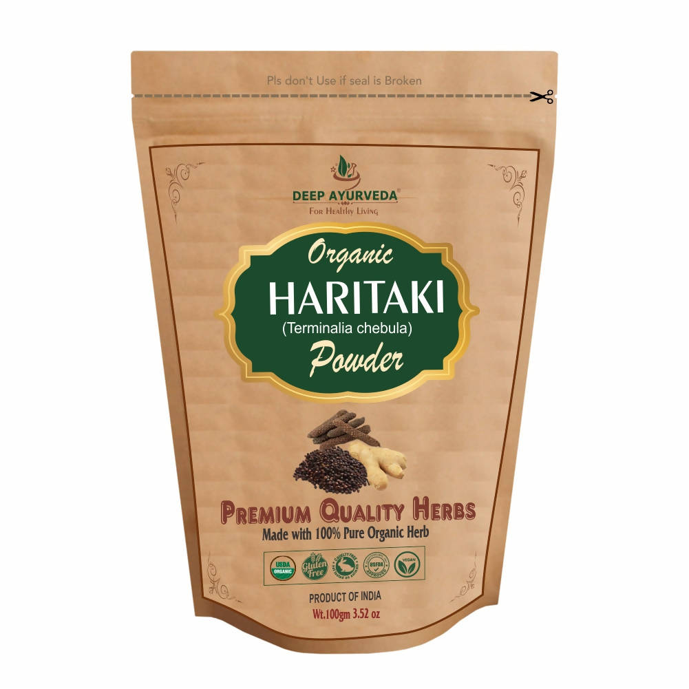 Deep Ayurveda Organic Haritaki Powder -  usa australia canada 