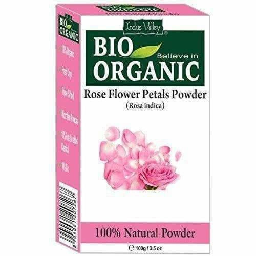 Indus Valley Bio Organic Rose Petals Powder