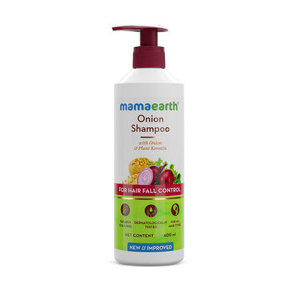 Mamaearth Onion Shampoo with Onion & Plant Keratin For Hair Fall Control - buy in USA, Australia, Canada