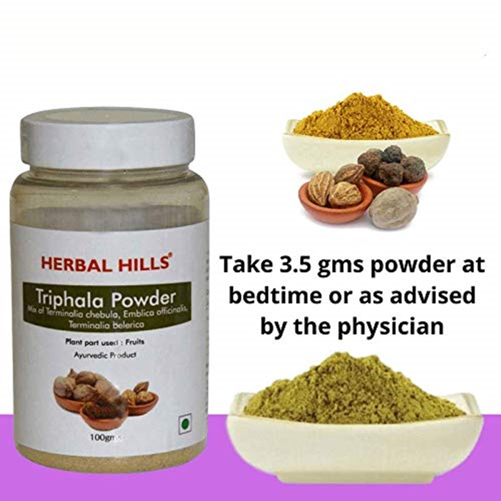 Herbal Hills Ayurveda Organic Triphala Powder