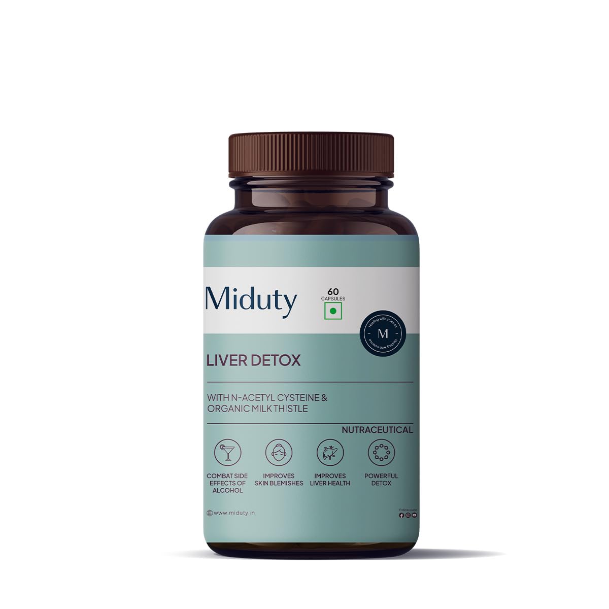 Miduty by Palak Notes Liver Detox Capsules - BUDNE