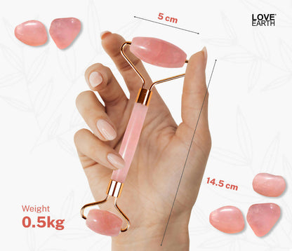 Love Earth Rose Quartz Face Roller