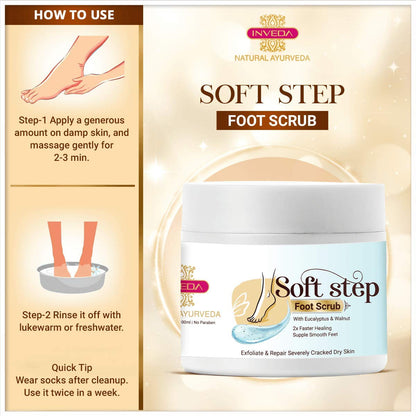 Inveda Soft Step Foot Scrub