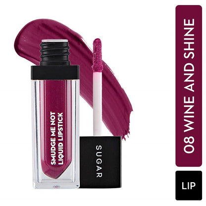 Sugar Smudge Me Not Liquid Lipstick - Wine And Shine (Sangria)