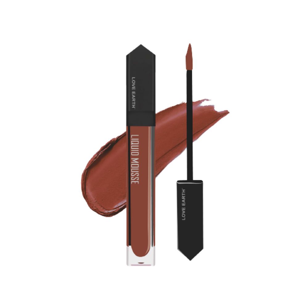 Love Earth Liquid Mousse Lipstick - Spanish Coffee - BUDNE