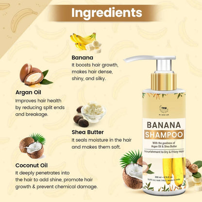 The Natural Wash Banana Shampoo