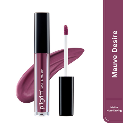 Pilgrim Matte Me Up Liquid Lipstick - Mauve Desire