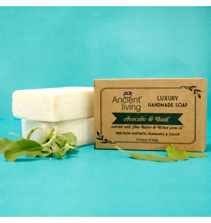 Ancient Living Avacado & Basil Luxury Handmade Soap