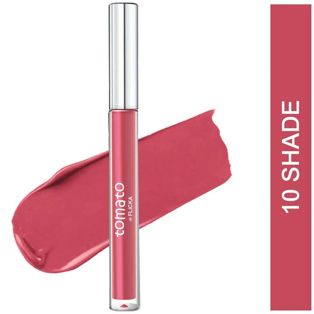 FLiCKA Tomato Liquid Lipstick - Pinkish Nude - Shade 10