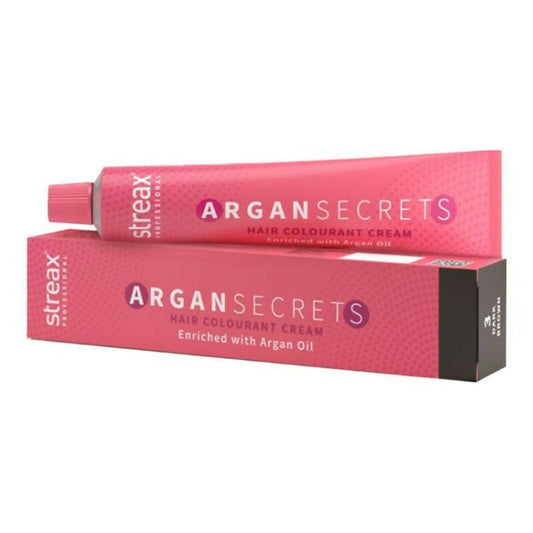 Streax Professional Argan Secrets Hair Colourant Cream - Reddish Brown 4.6 -  buy in usa 