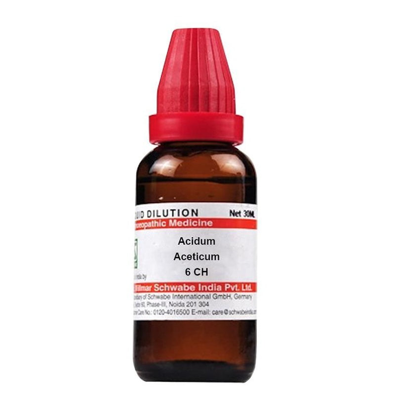 Dr. Willmar Schwabe India Acidum Aceticum Dilution 6 CH