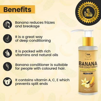 The Natural Wash Banana Hair Conditioner